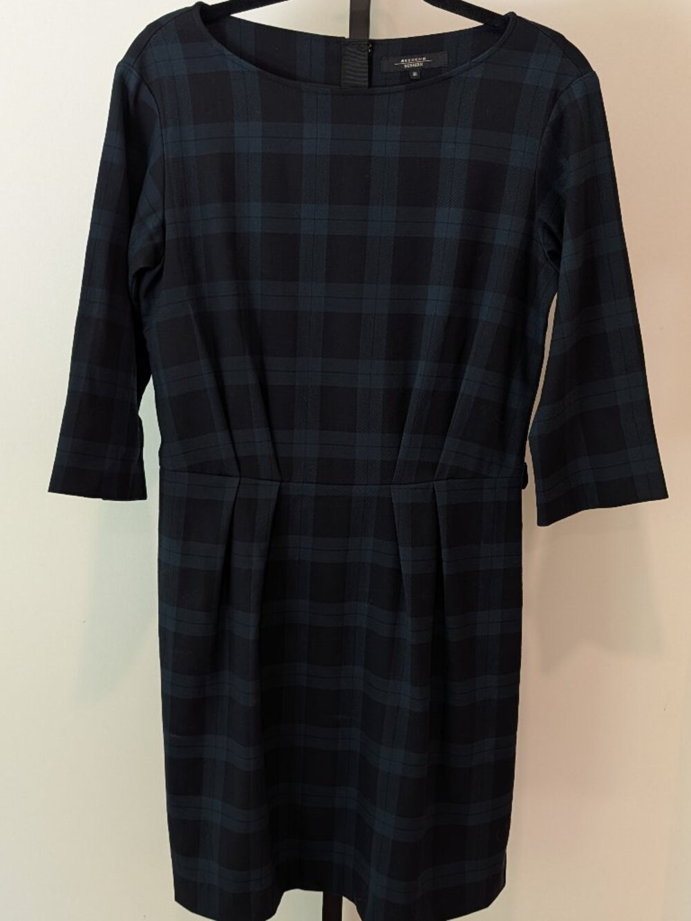 Weekend Max Mara Rumere Black Watch Plaid Dress | IT 40/US 4